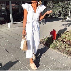 NWT ZARA RUSTIC JUMPSUIT